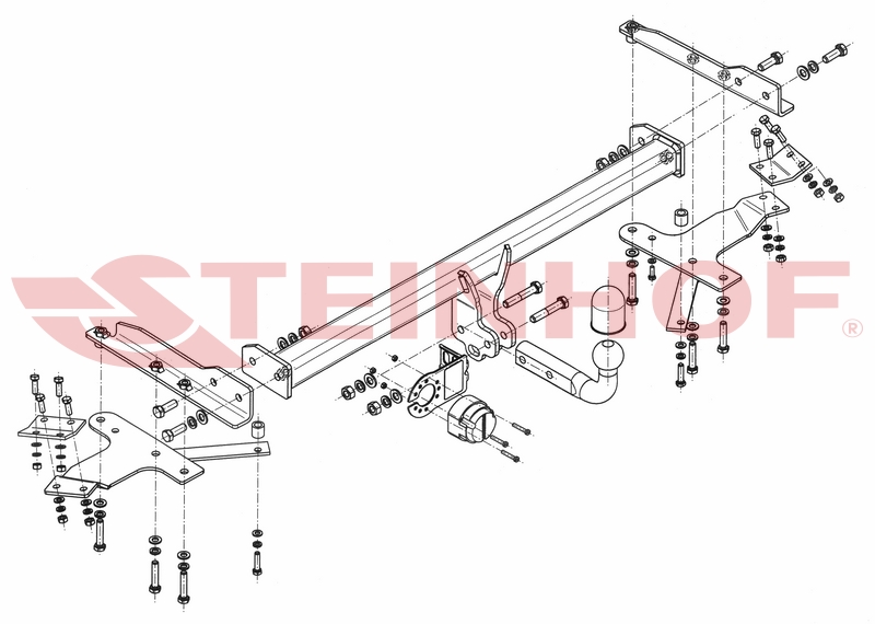 Vlečna kljuka Toyota Corolla Verso - od 04/2004 do 2009